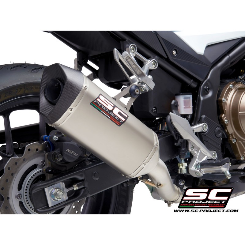 SC-Project Uitlaat SC1-M carbon Honda CB500/CBR500R»Motorlook.nl»
