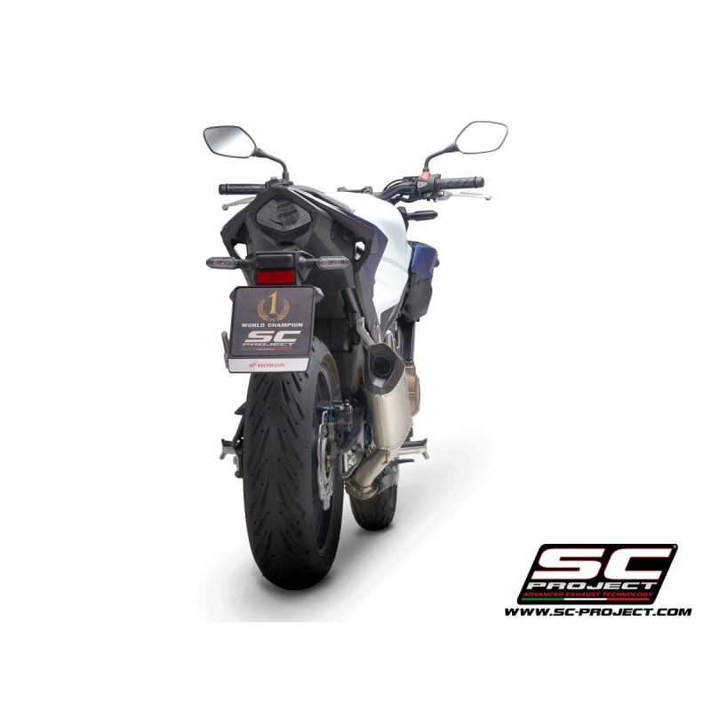 SC-Project Uitlaat SC1-M titanium Honda CB500/CBR500R»Motorlook.nl»