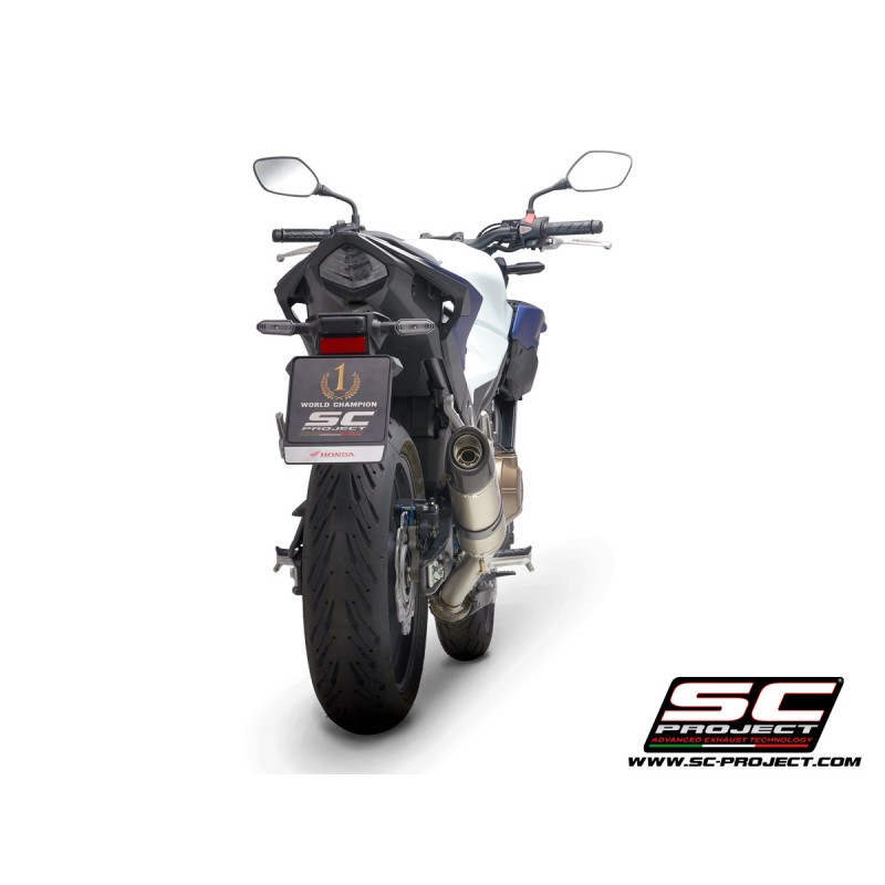SC-Project Exhaust Oval titanium Honda CB500/CBR500R»Motorlook.nl»