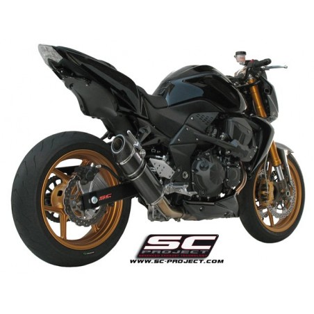 SC-Project Uitlaat Oval carbon Kawasaki Z750 (+R)»Motorlook.nl»