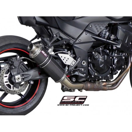 SC-Project Uitlaat Oval R60 carbon Kawasaki Z750 (+R)»Motorlook.nl»