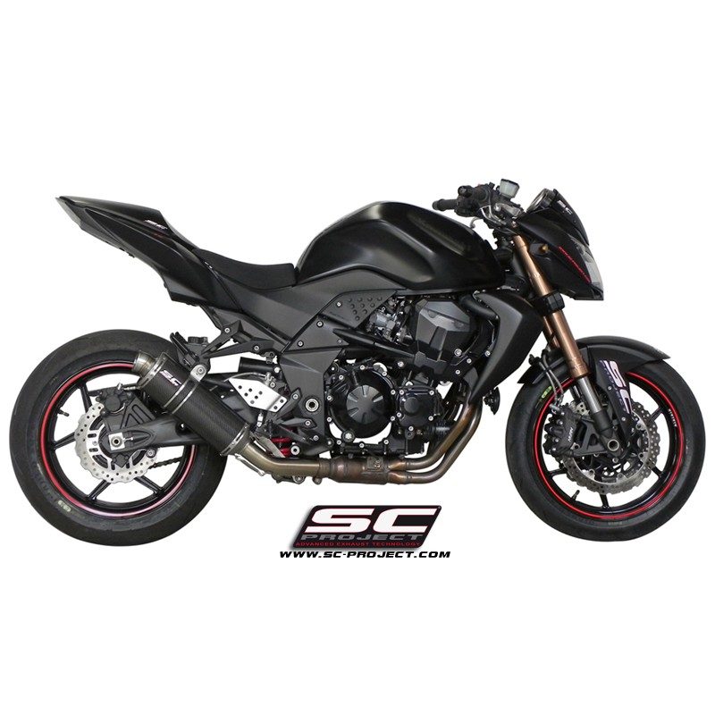 SC-Project Uitlaat Oval R60 carbon Kawasaki Z750 (+R)»Motorlook.nl»