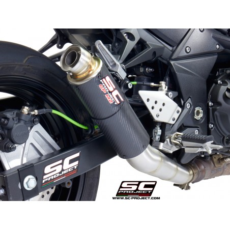 SC-Project Uitlaat GP-M2 carbon Kawasaki Z750 (+R)»Motorlook.nl»