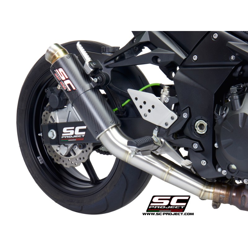 SC-Project Uitlaat GP-M2 carbon Kawasaki Z750 (+R)»Motorlook.nl»