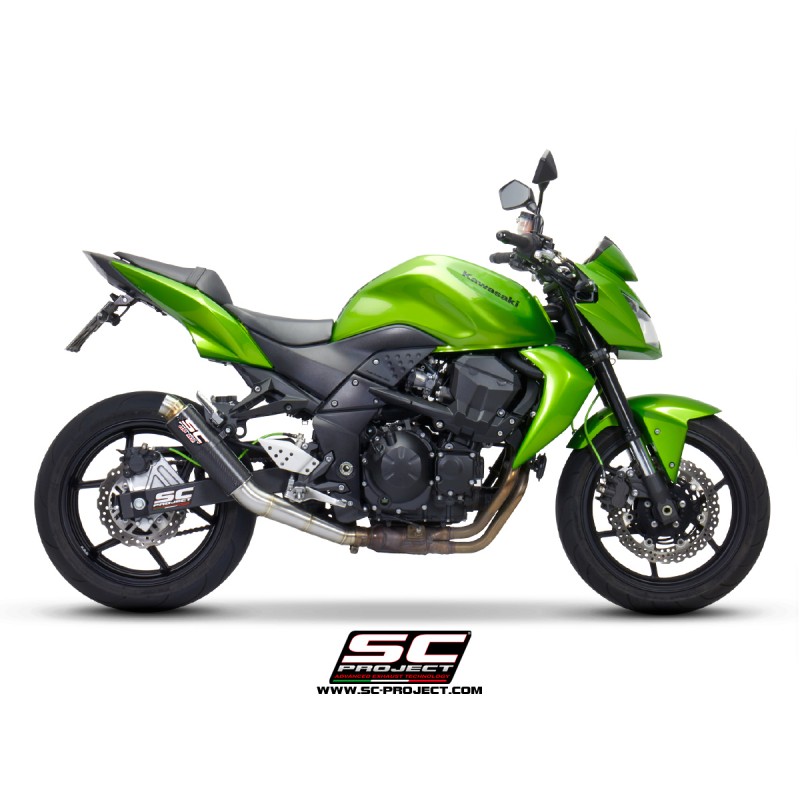 SC-Project Uitlaat GP-M2 carbon Kawasaki Z750 (+R)»Motorlook.nl»