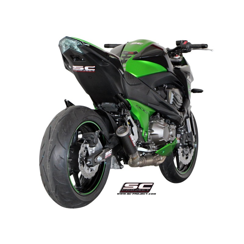 SC-Project Exhaust CR-T carbon/RVS Kawasaki Z800»Motorlook.nl»