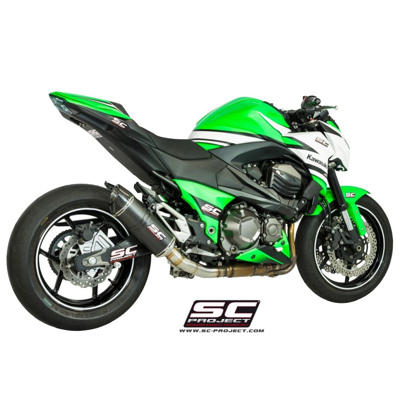 SC-Project Uitlaat Oval carbon Kawasaki Z800E»Motorlook.nl»