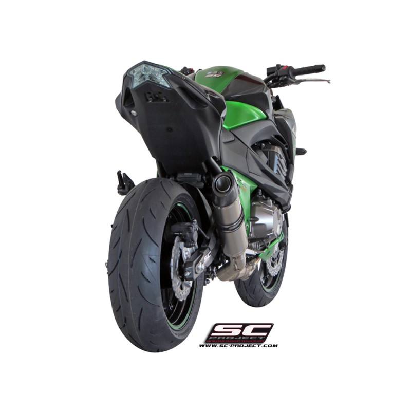 SC-Project Uitlaat Oval titanium Kawasaki Z800E»Motorlook.nl»