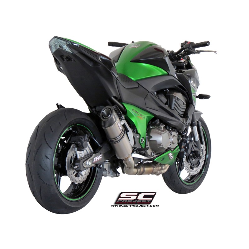 SC-Project Uitlaat Oval titanium Kawasaki Z800E»Motorlook.nl»