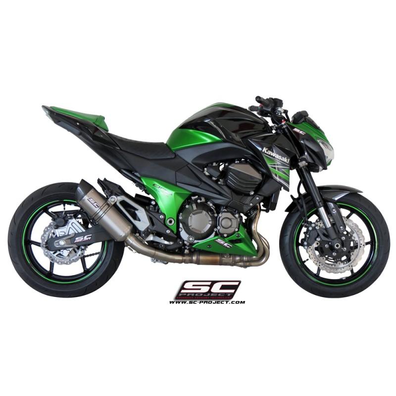 SC-Project Uitlaat Oval titanium Kawasaki Z800E»Motorlook.nl»