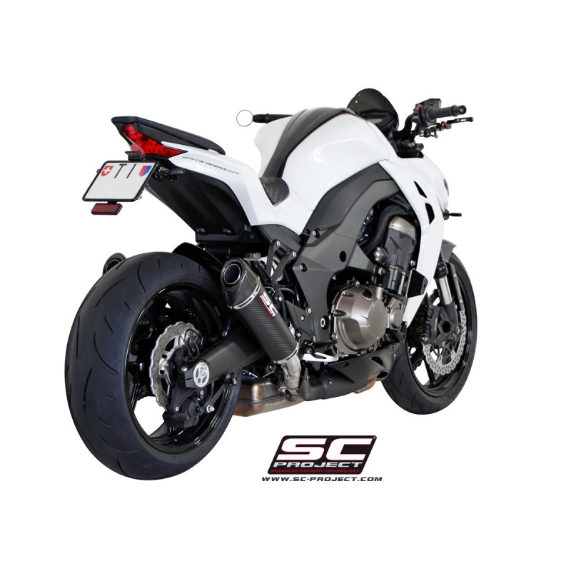 SC-Project Exhausts Conical carbon Kawasaki Z1000»Motorlook.nl»