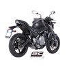 SC-Project Full System 2-1 SC1-R GT black Kawasaki Z650/Ninja 650»Motorlook.nl»