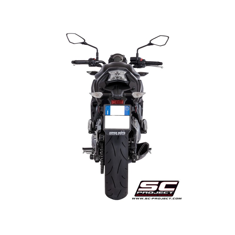 SC-Project Full System 2-1 SC1-R GT black Kawasaki Z650/Ninja 650»Motorlook.nl»