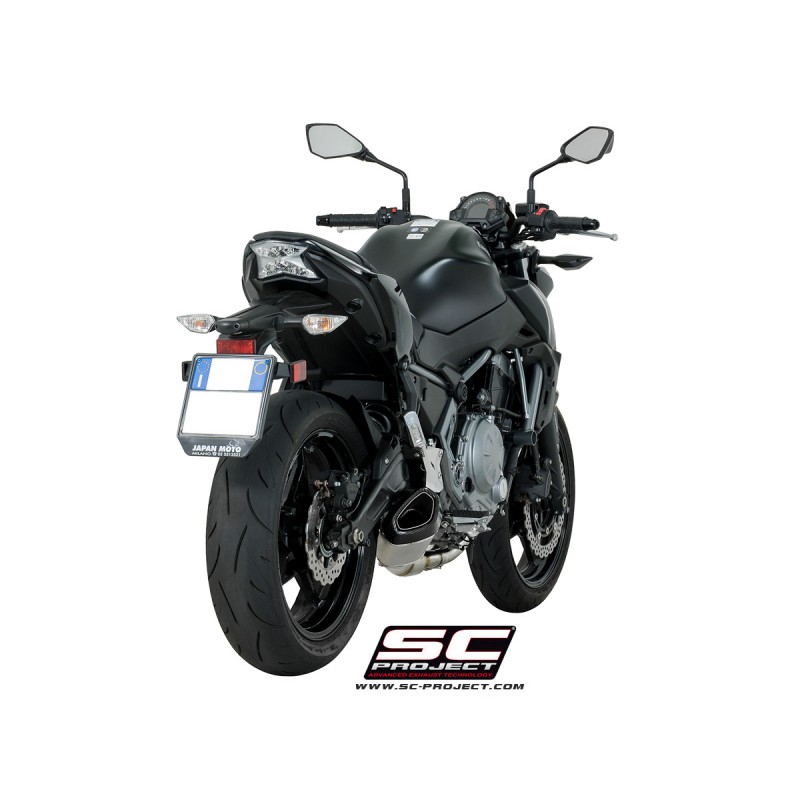 SC-Project Full System 2-1 SC1-R GT titanium Kawasaki Z650/Ninja 650»Motorlook.nl»