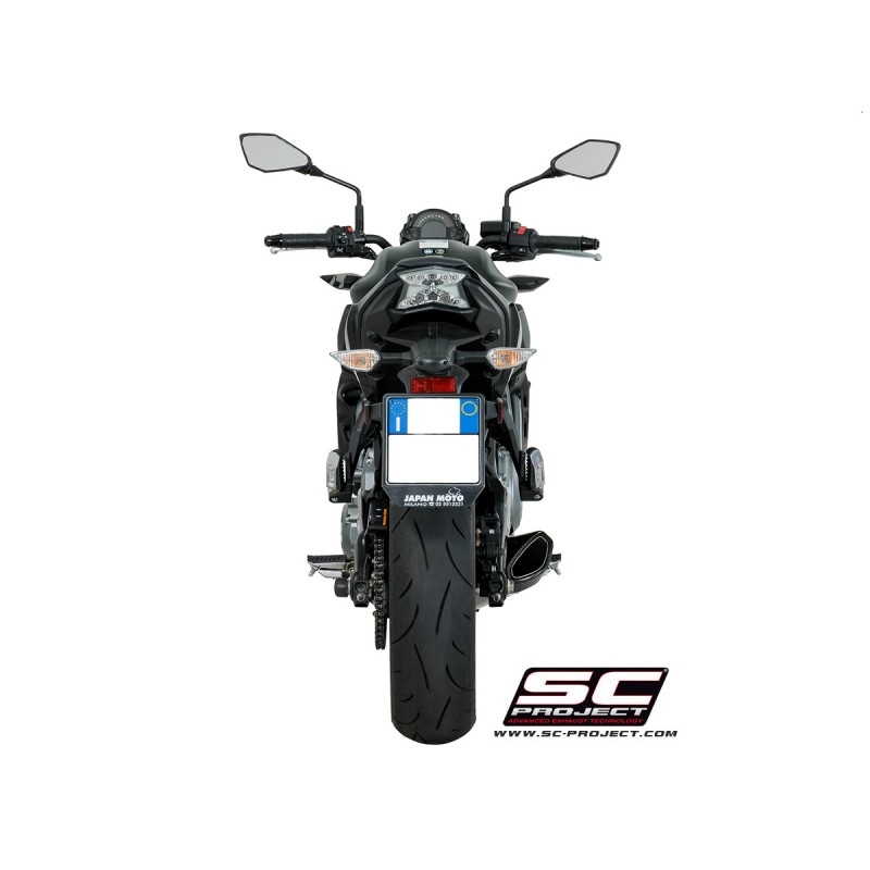 SC-Project Full System 2-1 SC1-R GT titanium Kawasaki Z650/Ninja 650»Motorlook.nl»