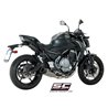 SC-Project Full System 2-1 SC1-R GT titanium Kawasaki Z650/Ninja 650»Motorlook.nl»