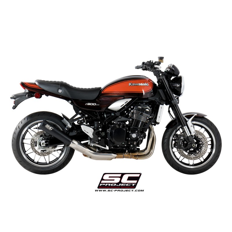 SC-Project Exhaust Conical 70's black Kawasaki Z900RS»Motorlook.nl»