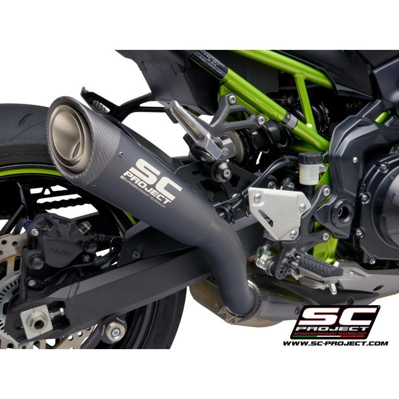 SC-Project Uitlaat S1 zwart Kawasaki Z900»Motorlook.nl»