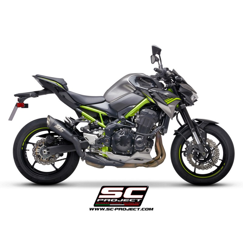 SC-Project Uitlaat S1 zwart Kawasaki Z900»Motorlook.nl»