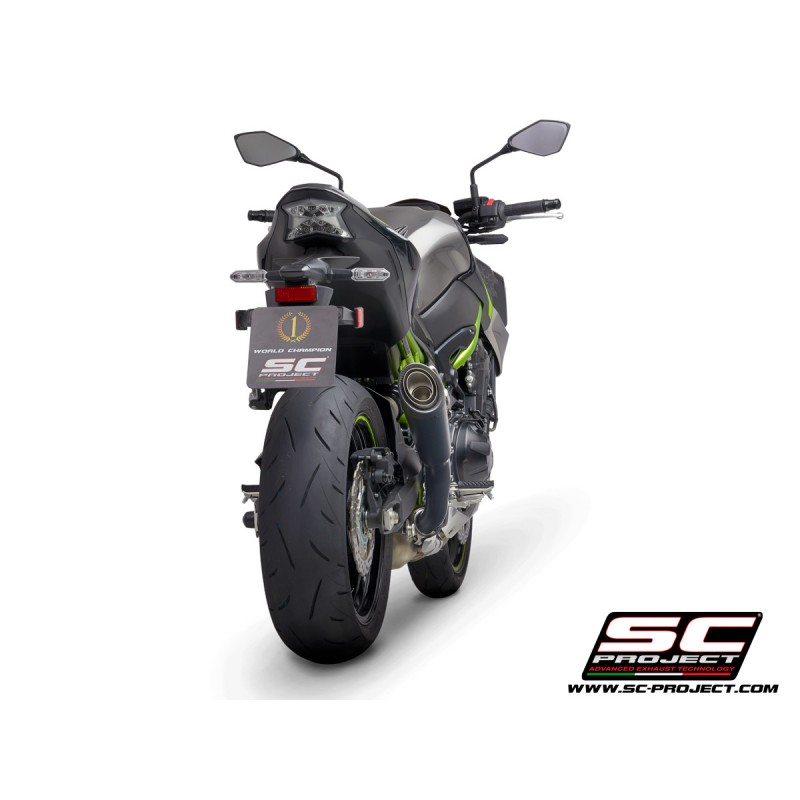 SC-Project Uitlaat S1 zwart Kawasaki Z900»Motorlook.nl»