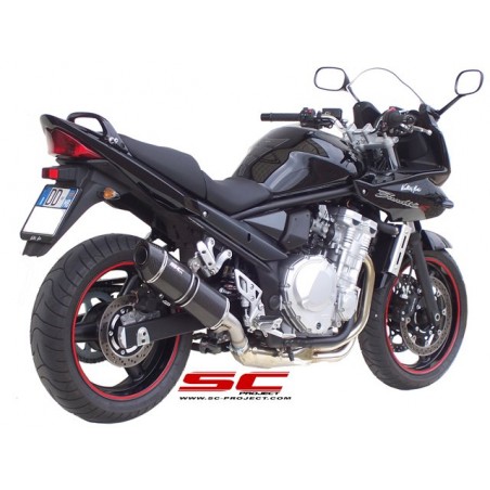 SC-Project Uitlaat Oval carbon Suzuki GSF650/1250 & GSX650/1250»Motorlook.nl»