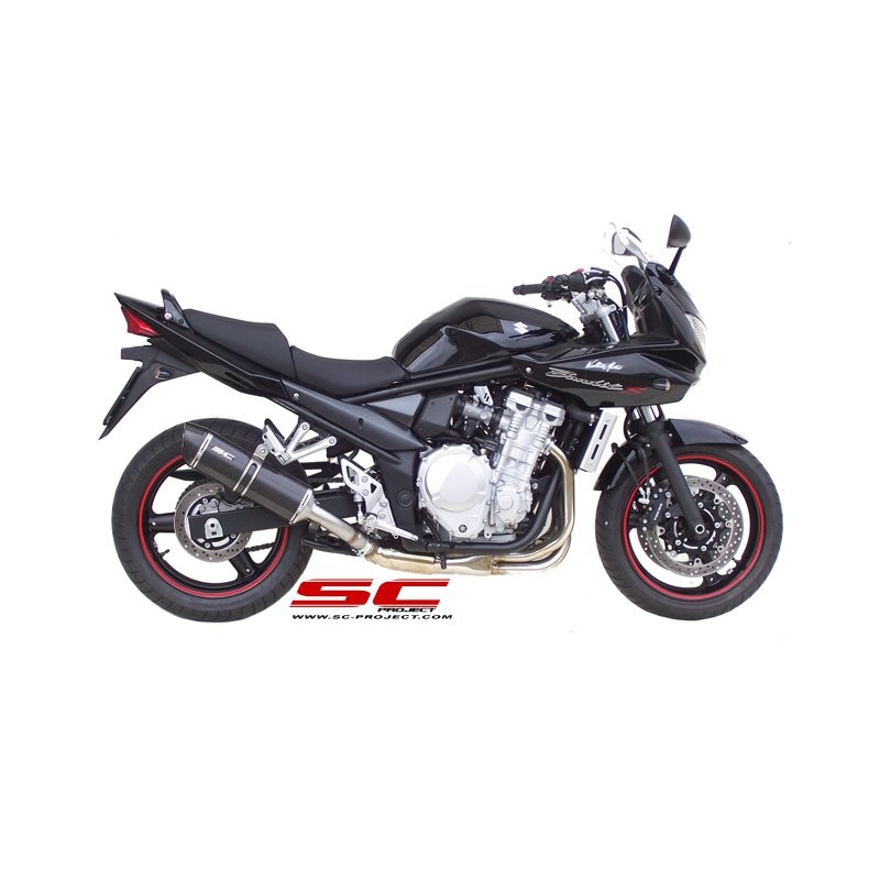 SC-Project Exhaust Oval carbon Suzuki GSF650/1250 & GSX650/1250»Motorlook.nl»