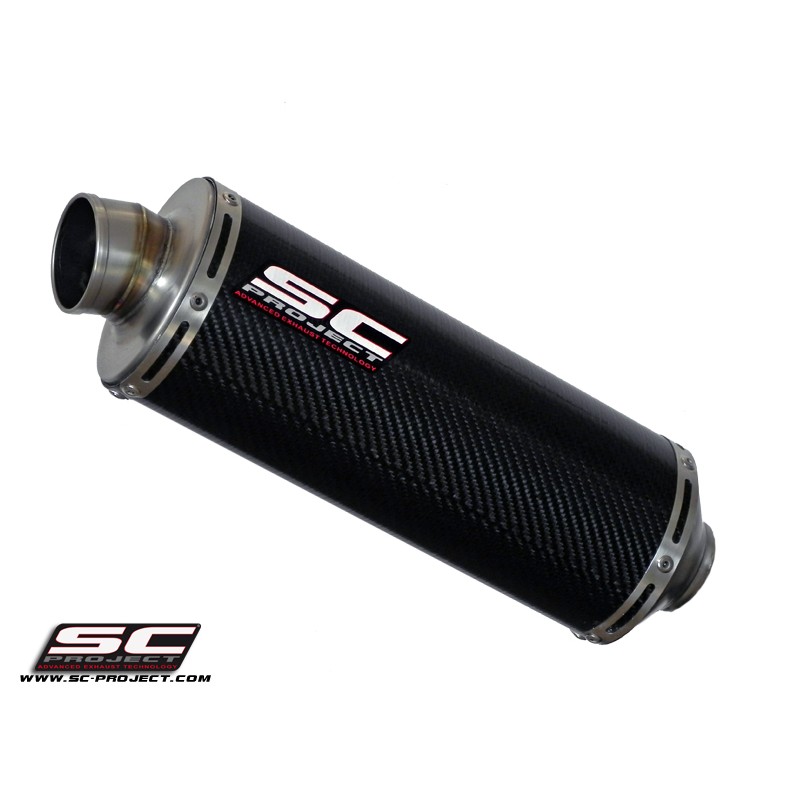 SC-Project Exhaust Oval R60 carbon Suzuki GSF650/1250 & GSX650/1250»Motorlook.nl»