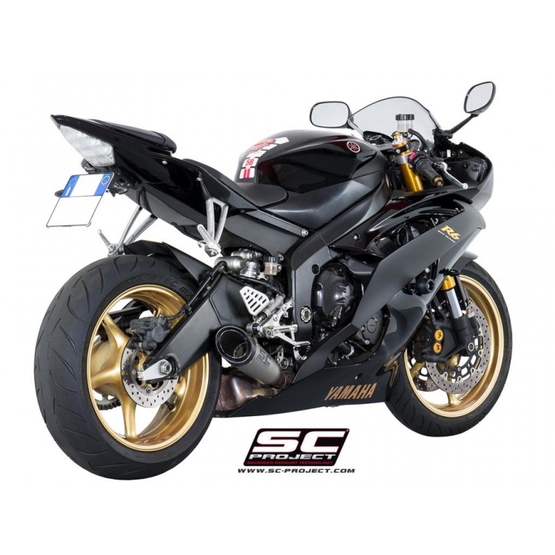 SC-Project Uitlaat S1 titanium Yamaha YZF-R6»Motorlook.nl»