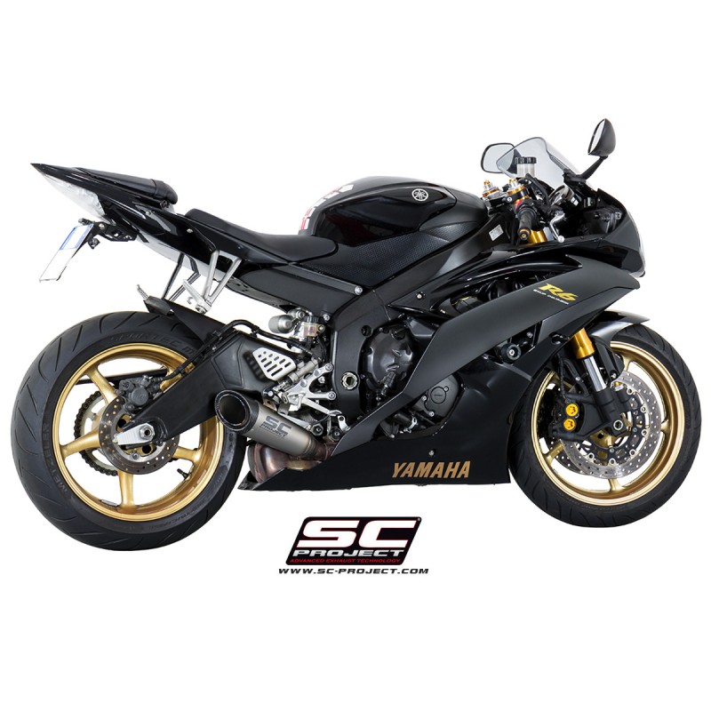 SC-Project Uitlaat S1 titanium Yamaha YZF-R6»Motorlook.nl»