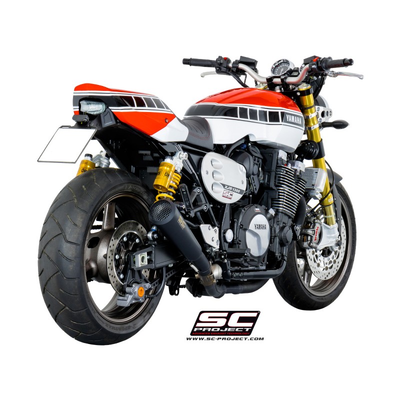 SC-Project Uitlaat 70s zwart Yamaha XJR1300 (15-16)»Motorlook.nl»