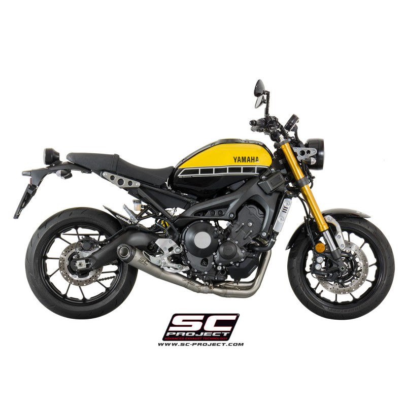 SC-Project Full System 3-1 Conical silver Yamaha MT-09»Motorlook.nl»