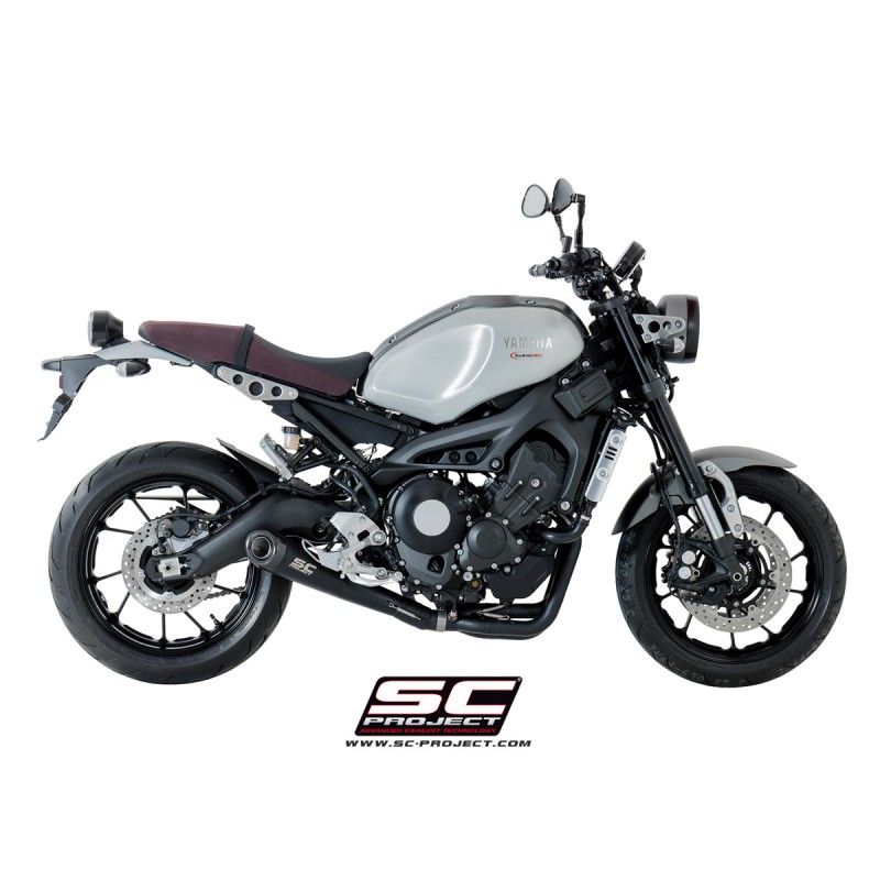 SC-Project Full System 3-1 Conical black Yamaha MT-09/Tracer 900»Motorlook.nl»