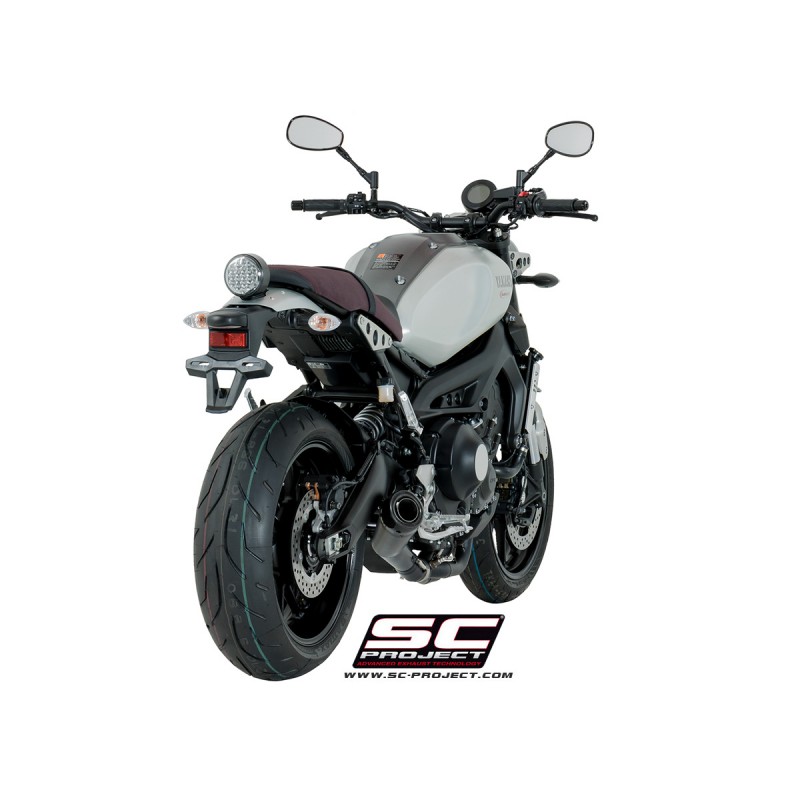 SC-Project Full System 3-1 Conical black Yamaha MT-09/Tracer 900»Motorlook.nl»