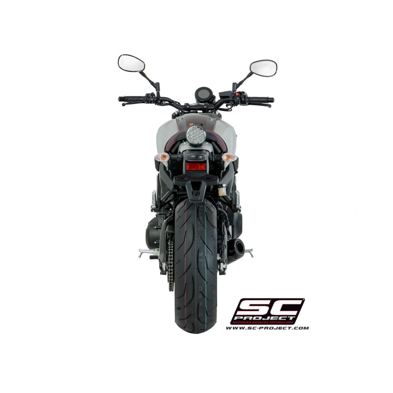 SC-Project Full System 3-1 Conical black Yamaha MT-09/Tracer 900»Motorlook.nl»