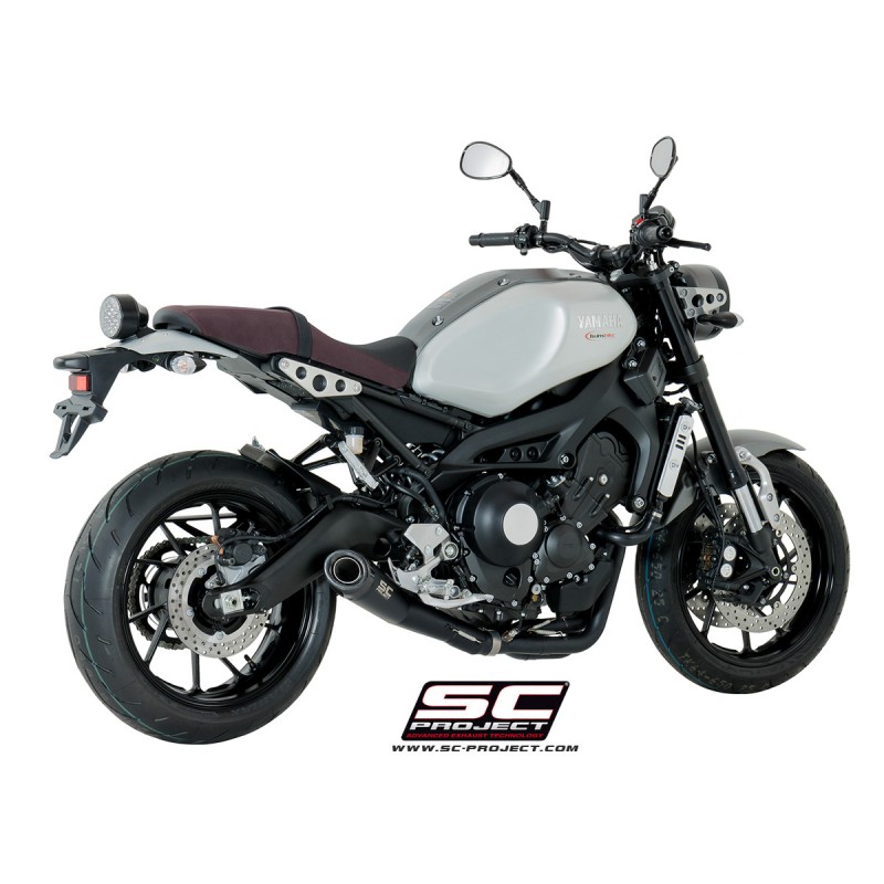 SC-Project Full System 3-1 Conical black Yamaha MT-09/Tracer 900»Motorlook.nl»