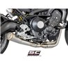 SC-Project Uitlaatsysteem 3-1 70s zilver Yamaha MT-09/Tracer 900»Motorlook.nl»