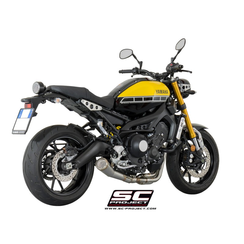 SC-Project Uitlaatsysteem 3-1 70s zilver Yamaha MT-09/Tracer 900»Motorlook.nl»