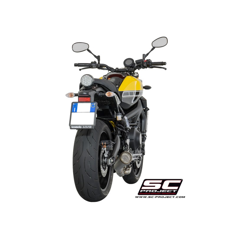 SC-Project Uitlaatsysteem 3-1 70s zilver Yamaha MT-09/Tracer 900»Motorlook.nl»