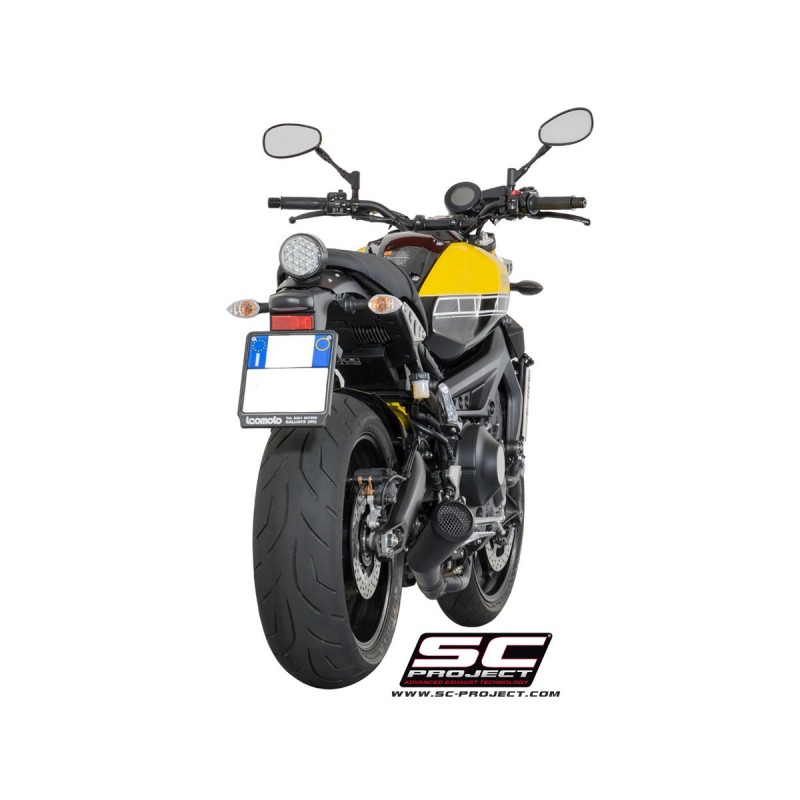 SC-Project Full System 3-1 70s black Yamaha MT-09/Tracer 900»Motorlook.nl»