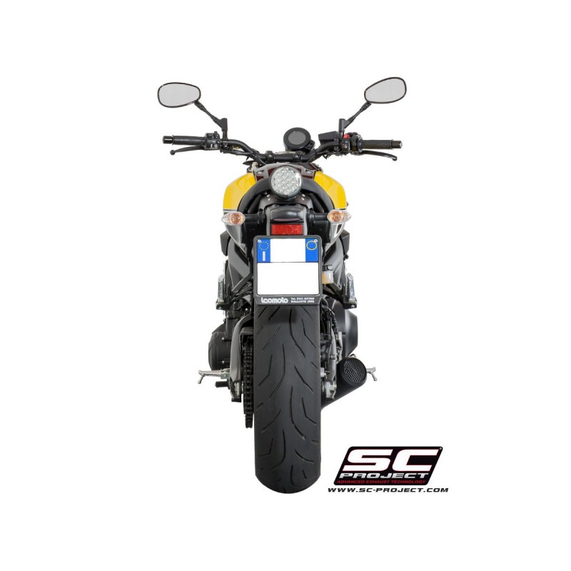 SC-Project Uitlaatsysteem 3-1 70s zwart Yamaha MT-09/Tracer 900»Motorlook.nl»