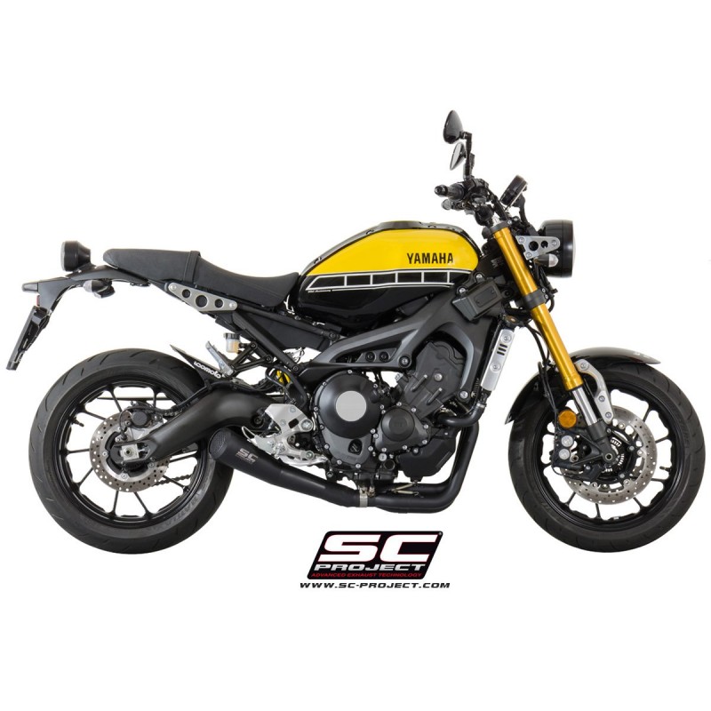 SC-Project Uitlaatsysteem 3-1 70s zwart Yamaha MT-09/Tracer 900»Motorlook.nl»