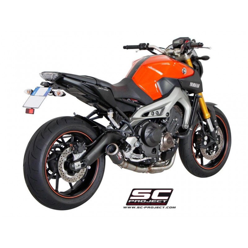 SC-Project Uitlaatsysteem 3-1 CR-T carbon Yamaha MT-09/Tracer 900»Motorlook.nl»