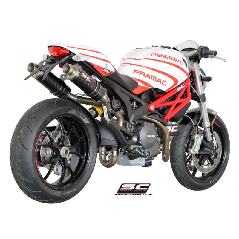 SC-Project Uitlaten GP titanium Ducati Monster 696/796/1100 (+S)»Motorlook.nl»