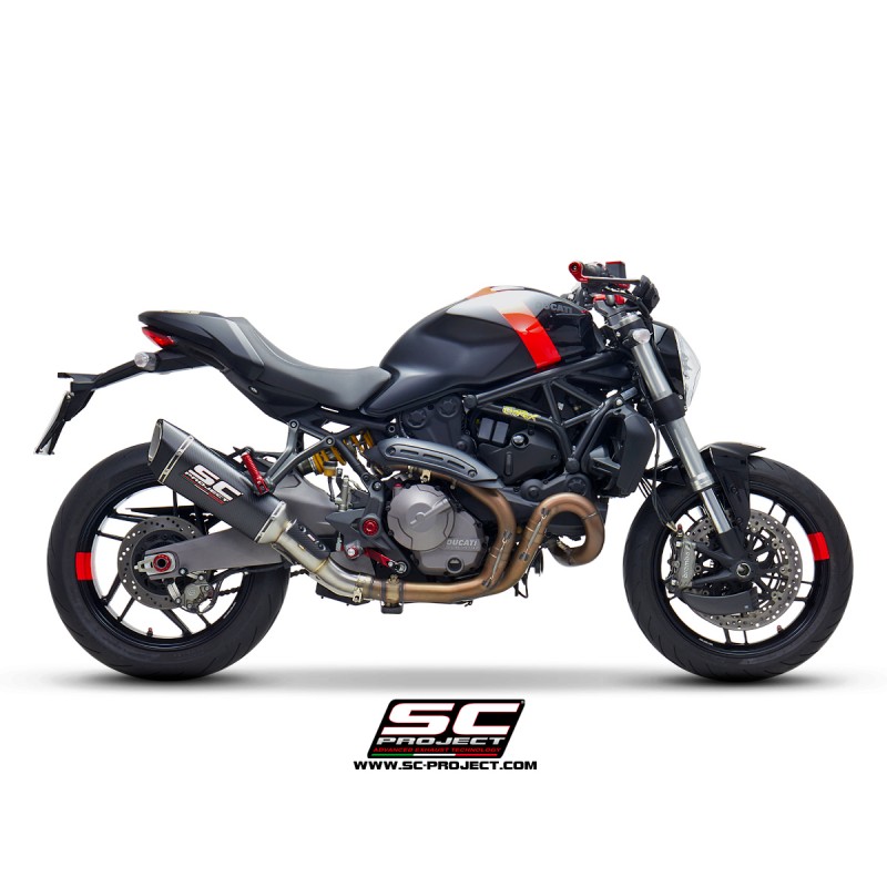 SC-Project Exhaust SC1-R carbon Ducati Monster 821/1200»Motorlook.nl»