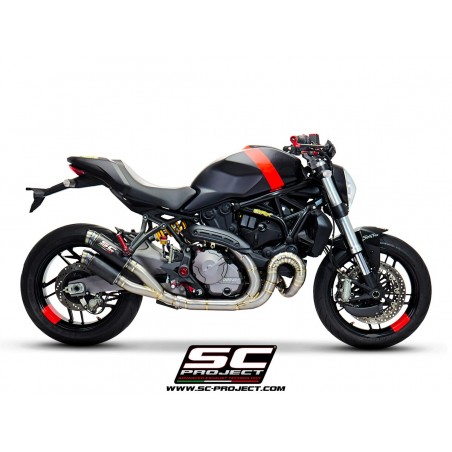 SC-Project Downpipes 2-1titanium Ducati Monster 821/1200»Motorlook.nl»
