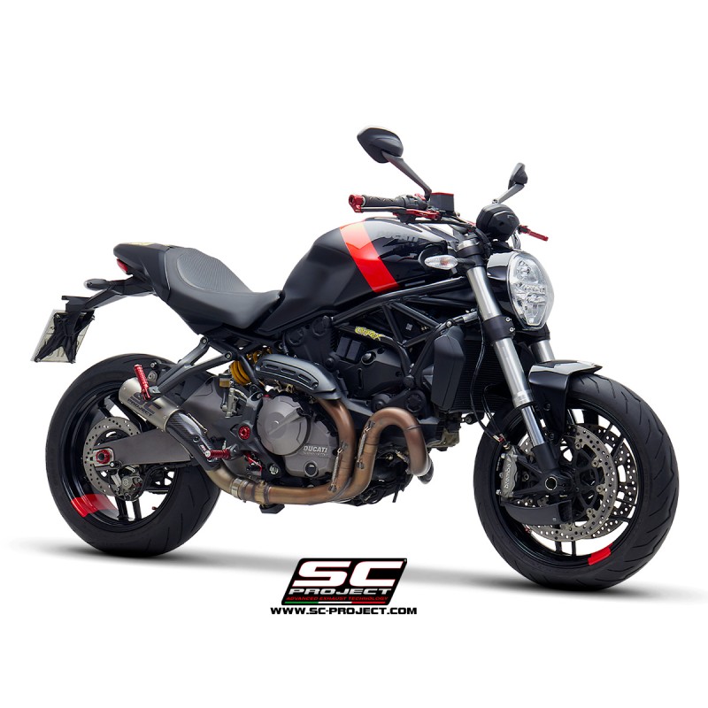 SC-Project Exhaust CR-T titanium Ducati Monster 821/1200»Motorlook.nl»