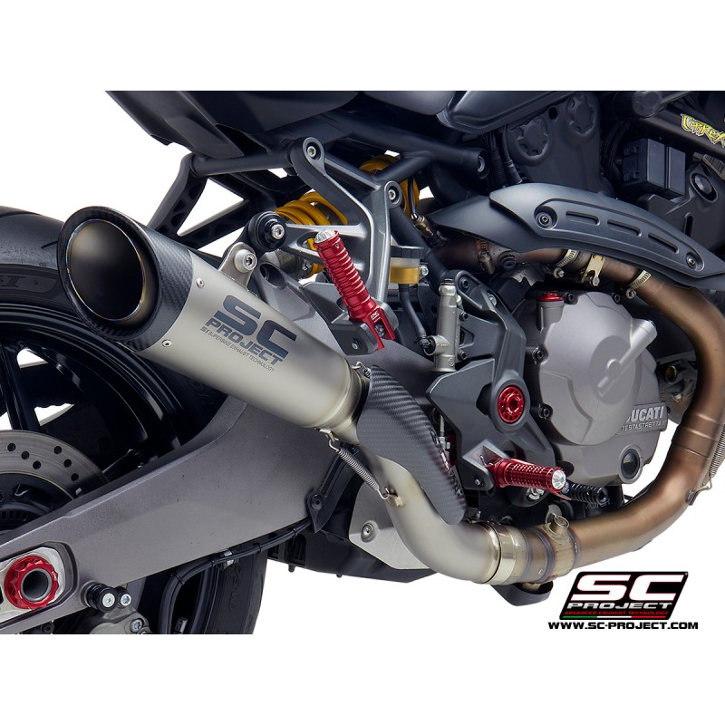 SC-Project Exhaust S1 titanium Ducati Monster 821/1200»Motorlook.nl»