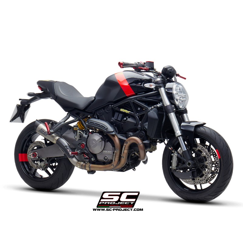 SC-Project Exhaust S1 titanium Ducati Monster 821/1200»Motorlook.nl»