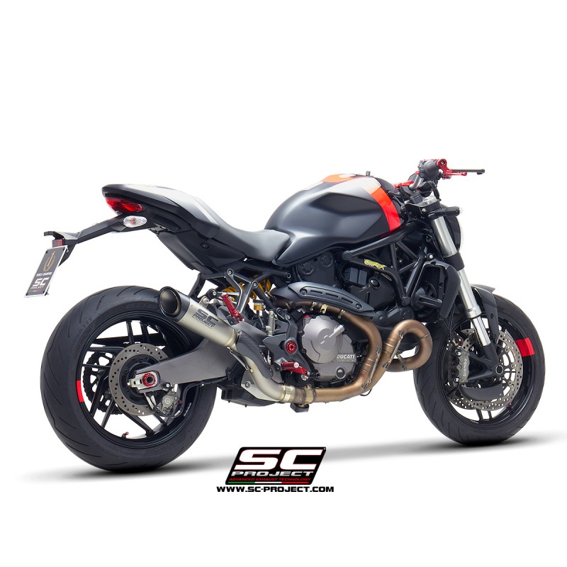 SC-Project Exhaust S1 titanium Ducati Monster 821/1200»Motorlook.nl»