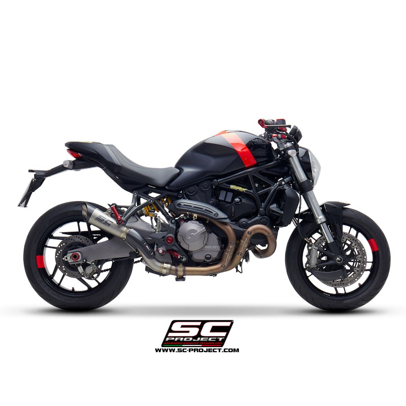 SC-Project Exhaust S1 titanium Ducati Monster 821/1200»Motorlook.nl»